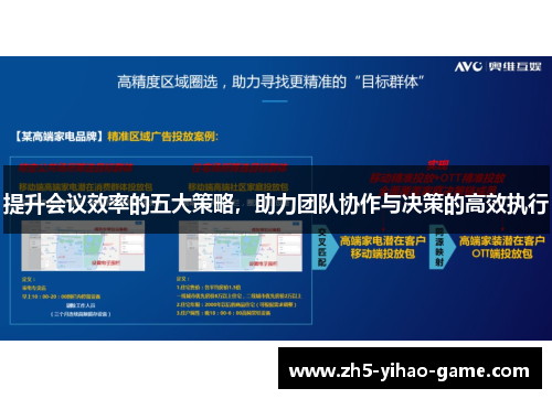 提升会议效率的五大策略，助力团队协作与决策的高效执行