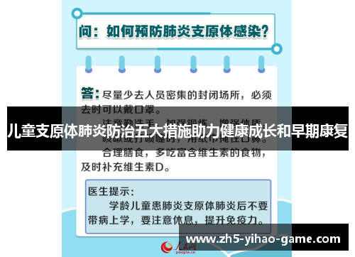 儿童支原体肺炎防治五大措施助力健康成长和早期康复